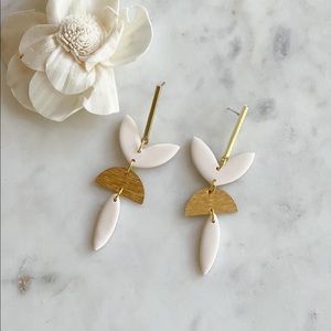 Handmade polymer clay earrings